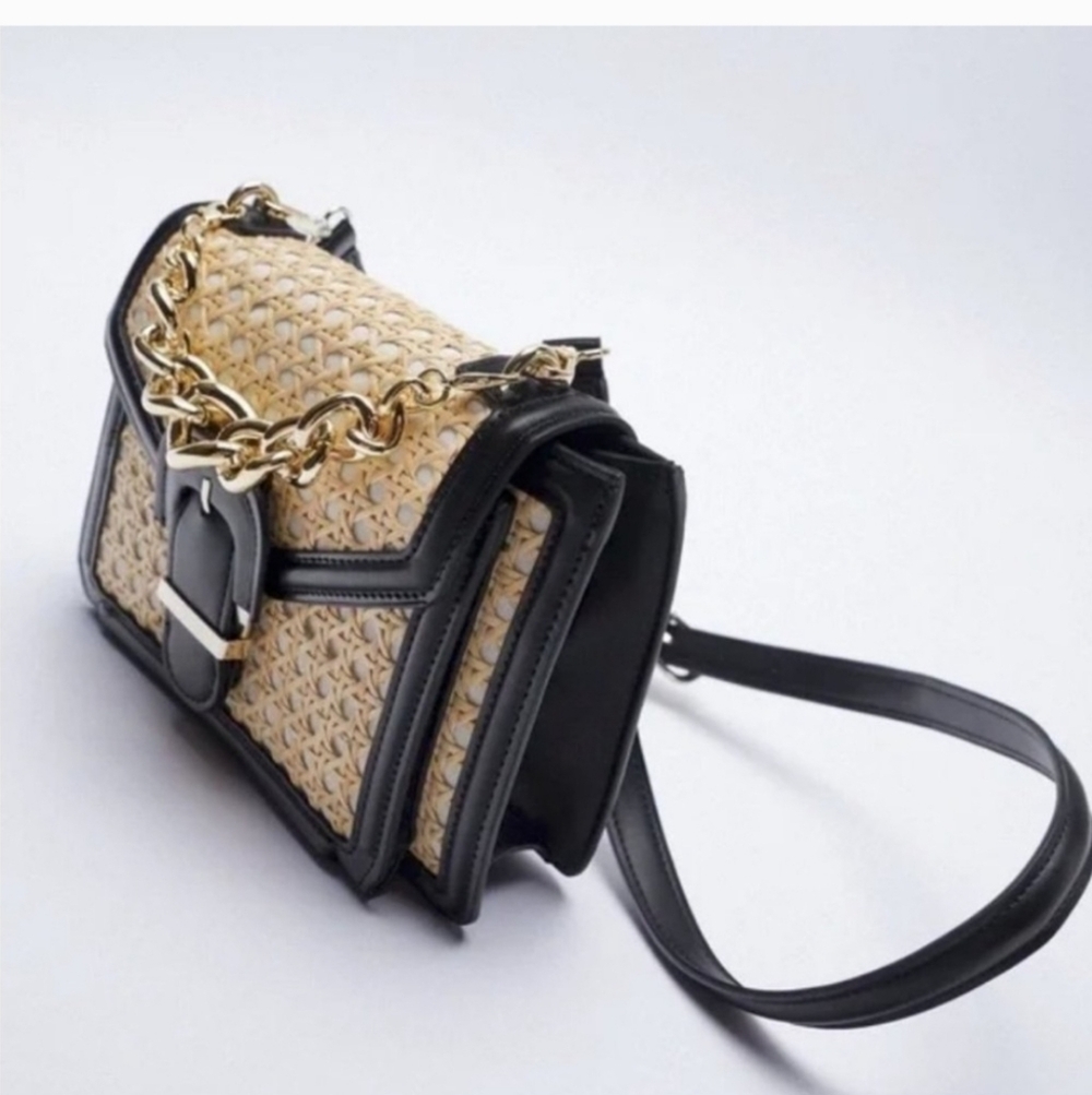 Zara Chain Handle Crossbody Bag